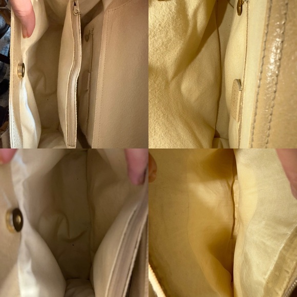 Gucci Ivory Leather Diana Satchel W/ Bamboo Handles W COA (see Photos) - Picture 15 of 15